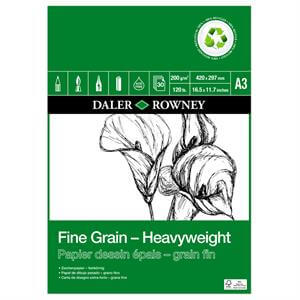 Daler Rowney Fine Grain Eco Heavyweight Pad A3, A4, A5